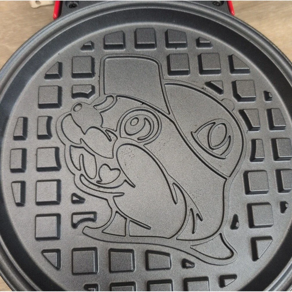 Buc-ees Waffle Maker Iron  Buccees Beaver Tested